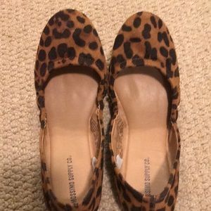 Mossimo Ballet Slippers Like NEW Smoke and pet free home!